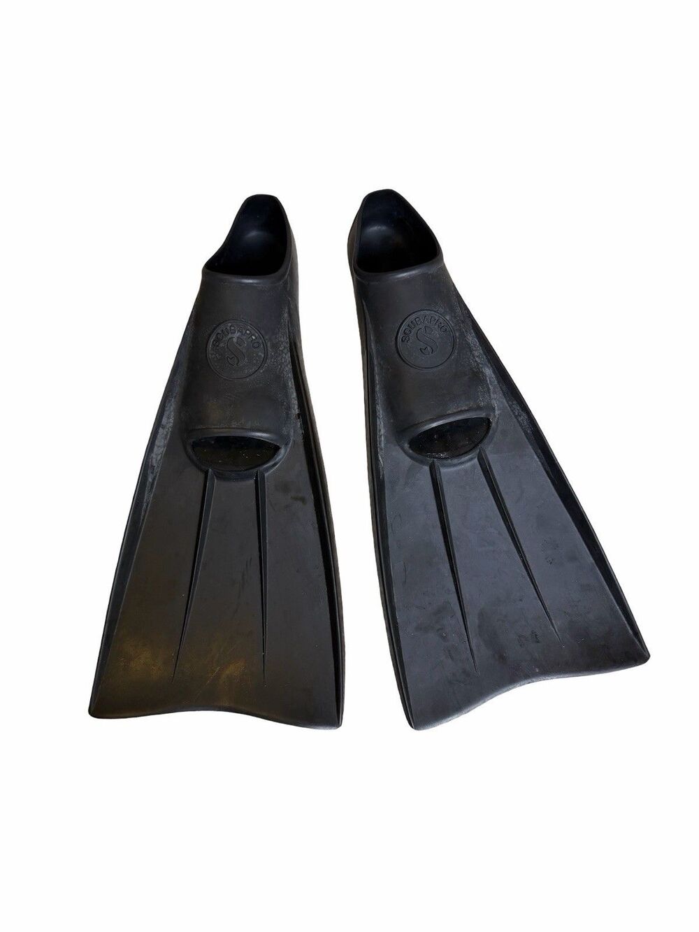 Scuba Pro Fins Flippers Black Scuba Diving Snorkling - Size 8.5 to 10